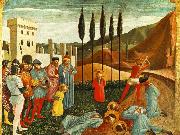 ANGELICO  Fra Beheading of Saint Cosmas and Saint Damian oil